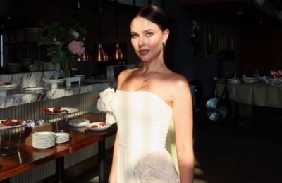 Лиана Шульгина на светском вечере Post Meridiem всего через три месяца после родов